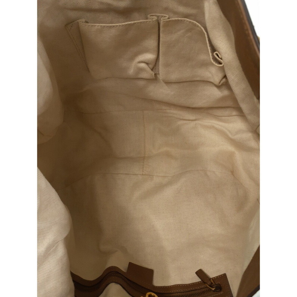 Gucci Interlocking Brown G bag calfskin tote shoulder pebbled - Picture 3 of 9